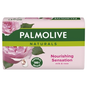 Palmolive Naturals Milk and Rose Bar Soap, 90 g
