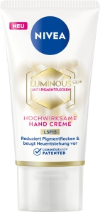 NIVEA Luminous630 – Handcreme gegen Pigmentflecken 50 ml