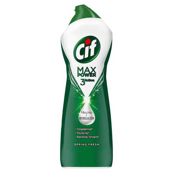 Cif Max Power Frühlingsfrische Milch mit Bleichmittel 1001 g