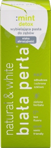 Biała Perła Mint Detox Pasta do zębów wybielająca 75 ml