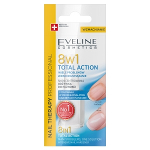 Nail Therapy Professional 8w1 Total Action Skoncentrowana odżywka do paznokci