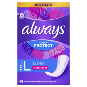 Always Daily Protect Long Fresh duftende Slipeinlagen 48 X
