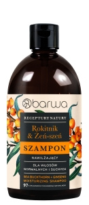 BARWA Szampon do włosów normalnych i suchych Rokitnik & Żeń-Szeń 380 ml