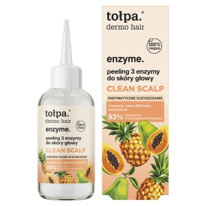 TOŁPA dermo hair. enzyme. peeling 3 enzymy do skóry głowy CLEAN SCALP, 100 ml