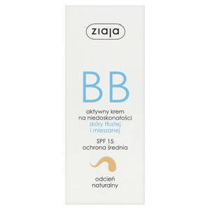 Ziaja BB Active skin imperfections oily and combination skin SPF 15 50ml