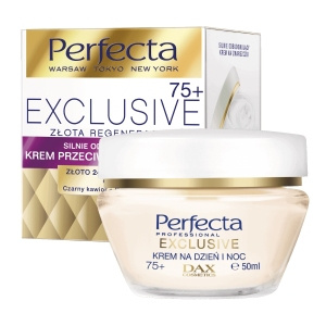 Perfecta Exclusive Silnie odbudowujący krem przeciwzmarszczkowy Złota regeneracja 75+ 50 ML