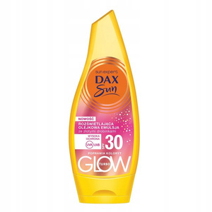 Dax Sun Rozświetlająca olejkowa emulsja ze złotymi drobinami SPF 30 175 ml