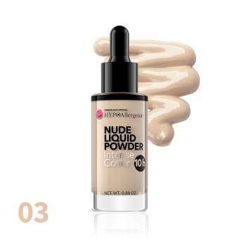 BELL HYPOALLERGENIC NUDE LIQUID POWDER, PODKŁAD DO TWARZY, 03 NATURAL, 25 G