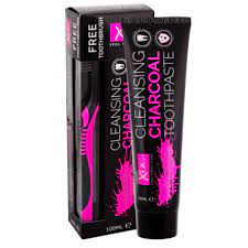 XPEL ORAL CARE CLEANSING CHARCOAL PASTA DO ZĘBÓW WĘGIEL DRZEWNY 100ML + SZCZOTECZKA DO ZĘBÓW