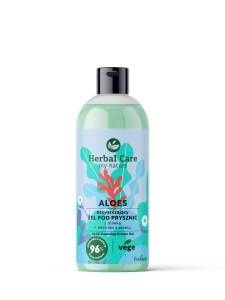 HERBAL CARE ALOES oczyszczający żel pod prysznic z oliwką 500 ml