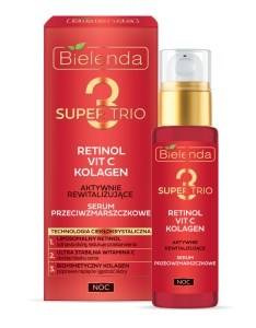 Bielenda Super Trio Aktiv revitalisierendes Anti-Falten-Nachtserum 30 ml