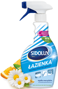 SIDOLUX BATHROOM Cleaning Spray - Marseille Soap & Fresh Orange 500 ml