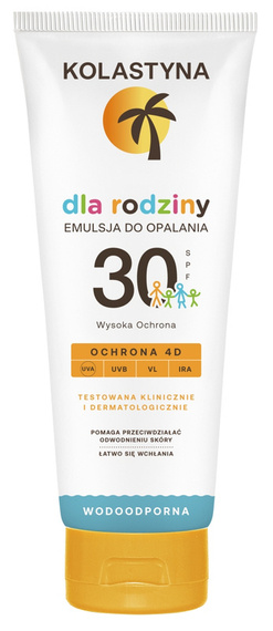 Kolastyna Emulsja do opalania dla rodziny SPF 30 250 ml