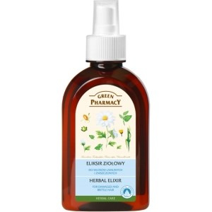 GREEN PHARMACY Eliksir ziołowy do włosów łamliwych i zniszczonych, 250ml
