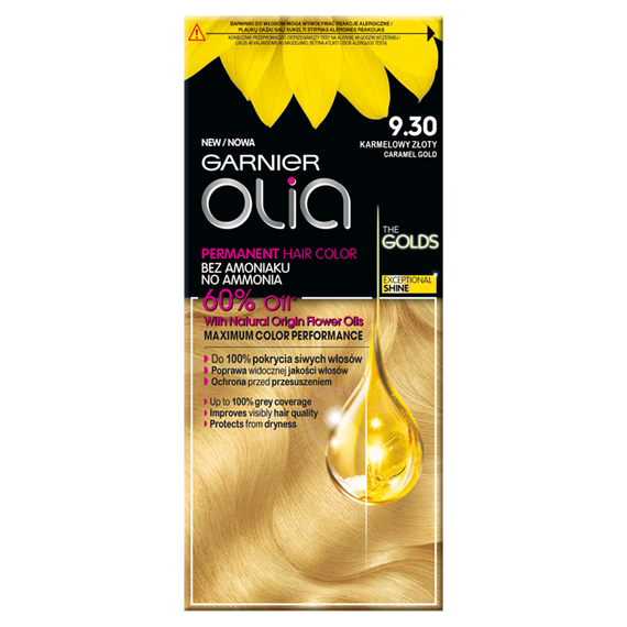 Garnier Olia Farba do włosów karmelowy złoty 9.30