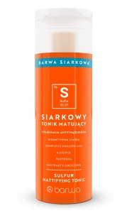Siarkowy Tonik Matujący Barwa Siarkowa 200 ml