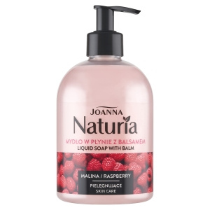 Joanna Naturia Mydło w płynie z balsamem malina 500 ml