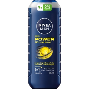 Nivea MEN Power 24H Fresh Effect Shower Gel for Men 500 ml