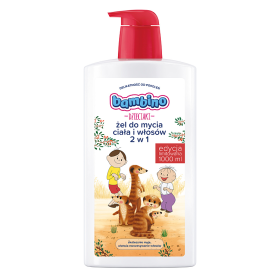Bambino Kids 2 in 1 Body and Hair Washing Gel 1000 ml