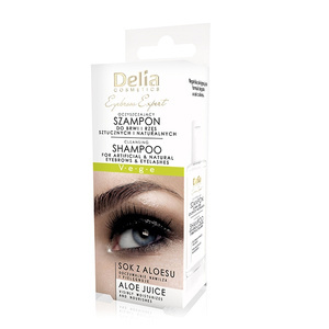 DELIA Szampon do brwi i rzęs naturalnych i sztucznych Eyebrow Expert, 50 ml