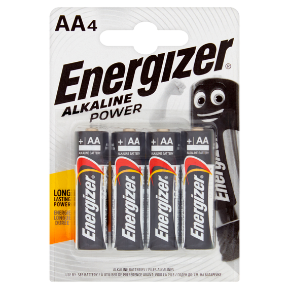 Energizer Alkaline Power-AA-LR6 1,5 V Alkaline-Batterien 4 Stück