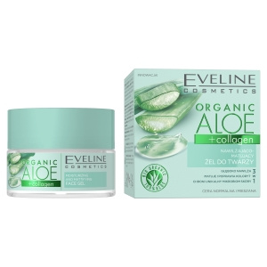 Organic Aloe + Collagen Moisturizing and mattifying face gel