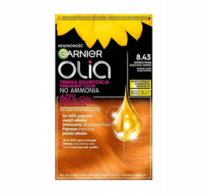 Garnier Olia Hair Color 8.43 Intense Light Gold Copper