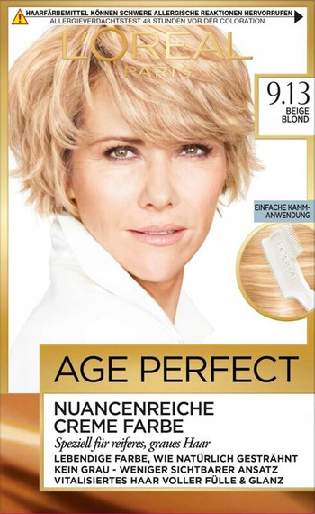L'Oréal Age Perfect farba do włosów 9.13 beżowy blond