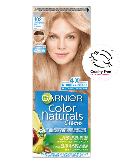 Garnier Color Naturals Nourishing Créme Brightening Cream 102  Icy Iridescent Blond