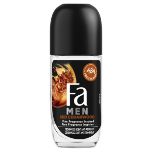 Fa Men Red Cedarwood 72h Antiperspirant Roll-on with the scent of red cedar wood notes 50 ml