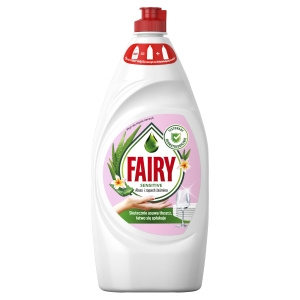 Fairy Skóra wrażliwa Aloe Vera & Pink Jasmine Płyn do mycia naczyń, delikatny dla skóry 900 ML