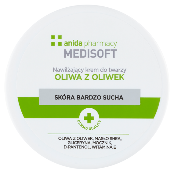 Anida Pharmacy Medisoft Feuchtigkeitsspendende Gesichtscreme Olivenöl 100 ml