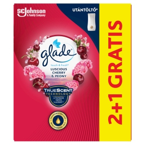 Glade Touch & Fresh Luscious Cherry & Peony Lufterfrischer Nachfüllpackung 3 x 10 ml