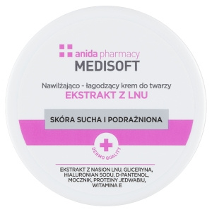 Anida Pharmacy Medisoft Moisturizing and soothing face cream with flax extract 100 ml