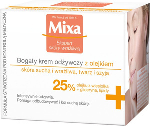 Mixa Bogaty krem odżywczy z olejkiem 50 ml