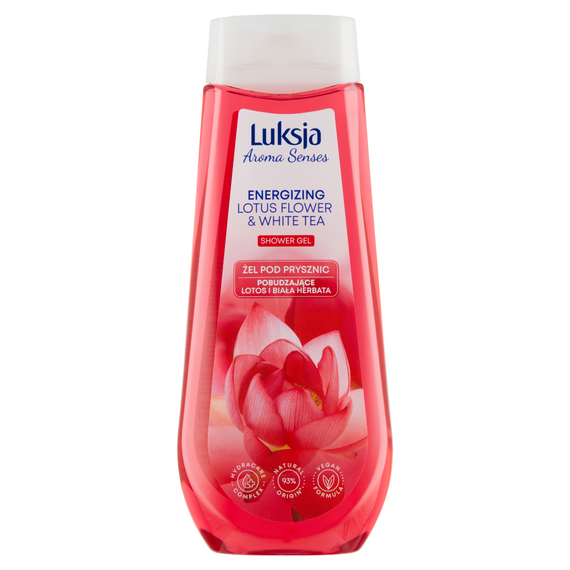 Luksja Aroma Senses Duschgel mit stimulierendem Lotus und weißem Tee, 500 ml