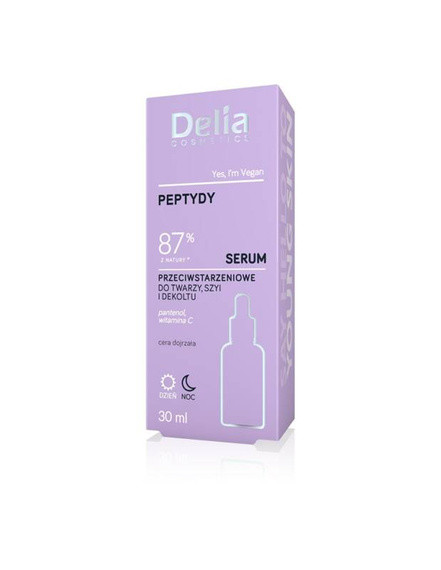 Delia Cosmetics Anti-Aging-Serum für Gesicht, Hals und Dekolleté, Tag und Nacht, 30 ml