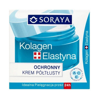Soraya KOLAGEN+ELASTYNA Regenerujący krem półtłusty na dzień i na noc 50 ml
