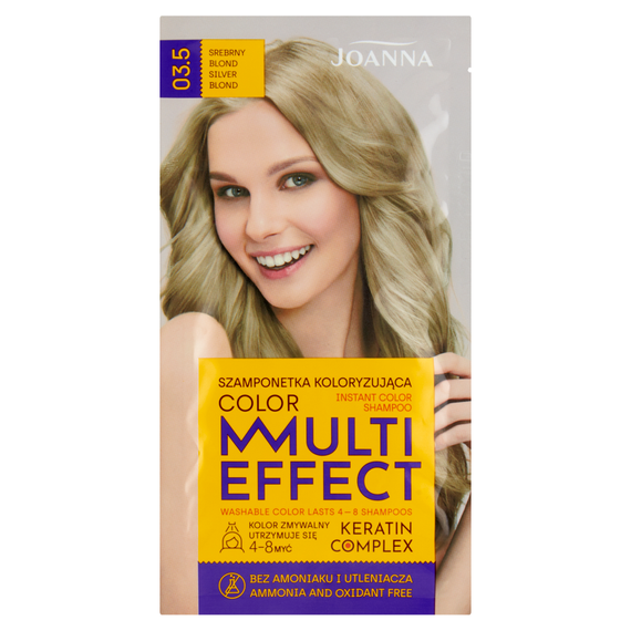 Joanna Multi Effect Color Färbeshampoo Silberblond 03,5 35 g