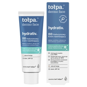 BB hialuronowy krem nawilżający na dzień SPF30 tołpa. dermo face hydrativ. 40 ml