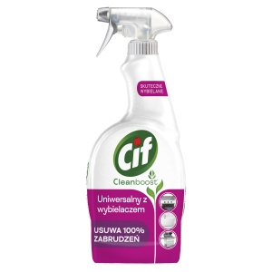 Cif Cleanboost Power + Shine Spray uniwersalny z wybielaczem 750 ml