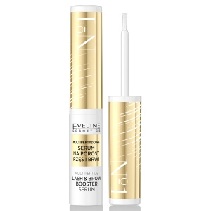 Multipeptide eyelash and eyebrow growth serum