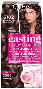 L'Oreal Paris Casting Crème Gloss Farba do włosów  5102 Chłodna Mokka