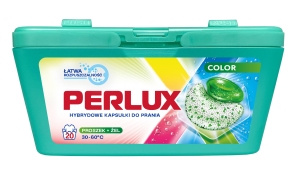 PERLUX hybrydowe kapsułki do prania color PLUS 20 szt
