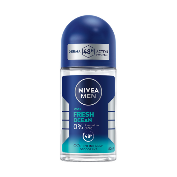 Nivea Fresh Ocean 0% Aluminiumsalze Deodorant Roll ON 50 ml