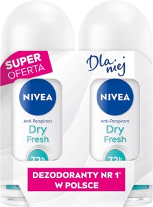 DEZODORANT WOMEN ROLL-ON 50ML X2 DRY FRESH #