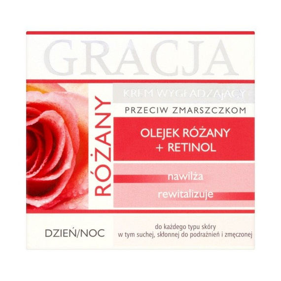 Gracja Rose Smoothing anti-wrinkle cream for day and night for all skin types 50 m