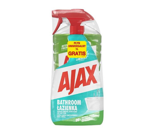 AJAX SPRAY ŁAZIENKA 750ML + PŁYN UNIWERSALNY 1L DUO ZESTAW