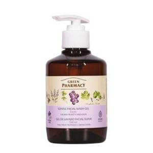 Żel do mycia twarzy dla skóry ze skłonnością do podrażnień, szałwia Green Pharmacy 270 ml