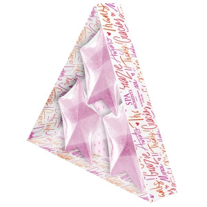 Spa Moments zestaw gwiazdki musujące malina wanilia 3×50g